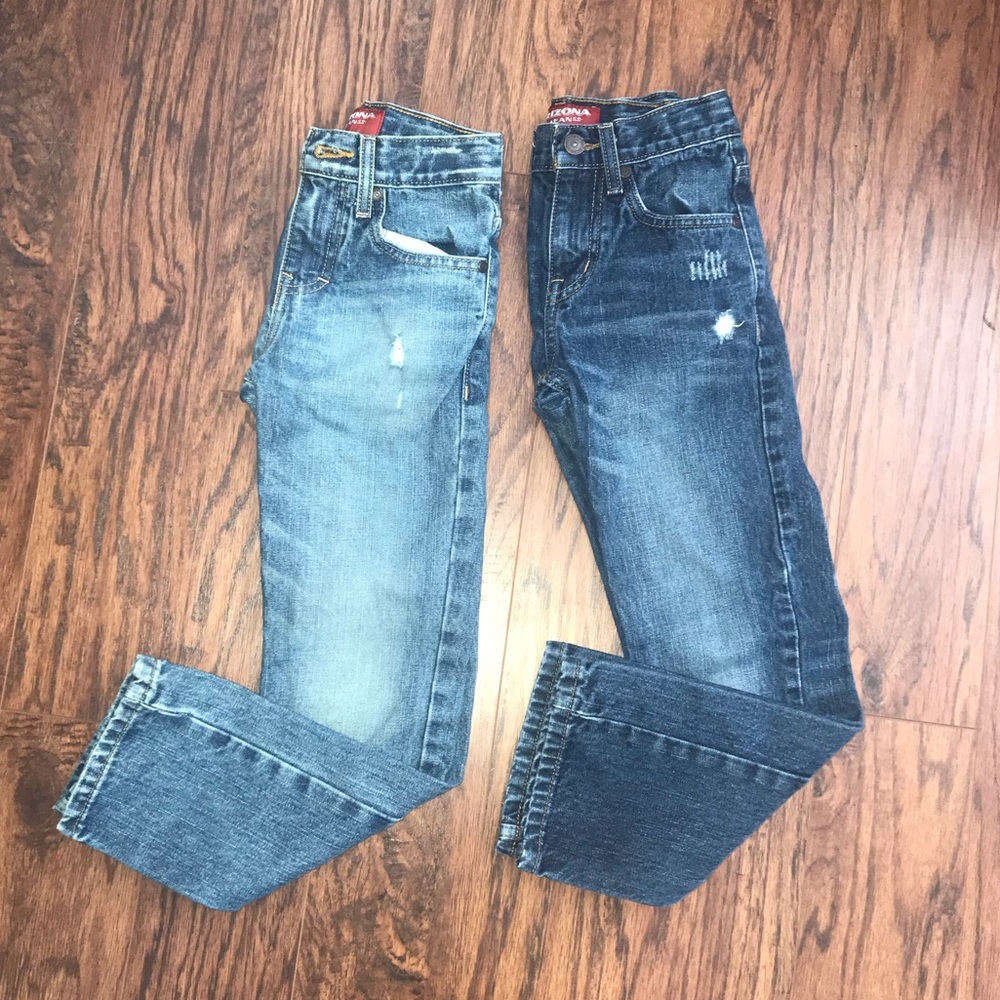❌SOLD 2 pairs of boys 8 Slim jeans